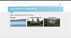 Desktop Screenshot of laplayasubdivision.org